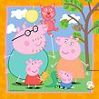 Ravensburger Prasátko Peppa Puzzle 3x49 dílků