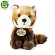 Plyšová panda červená sediaca 18 cm ECO-FRIENDLY